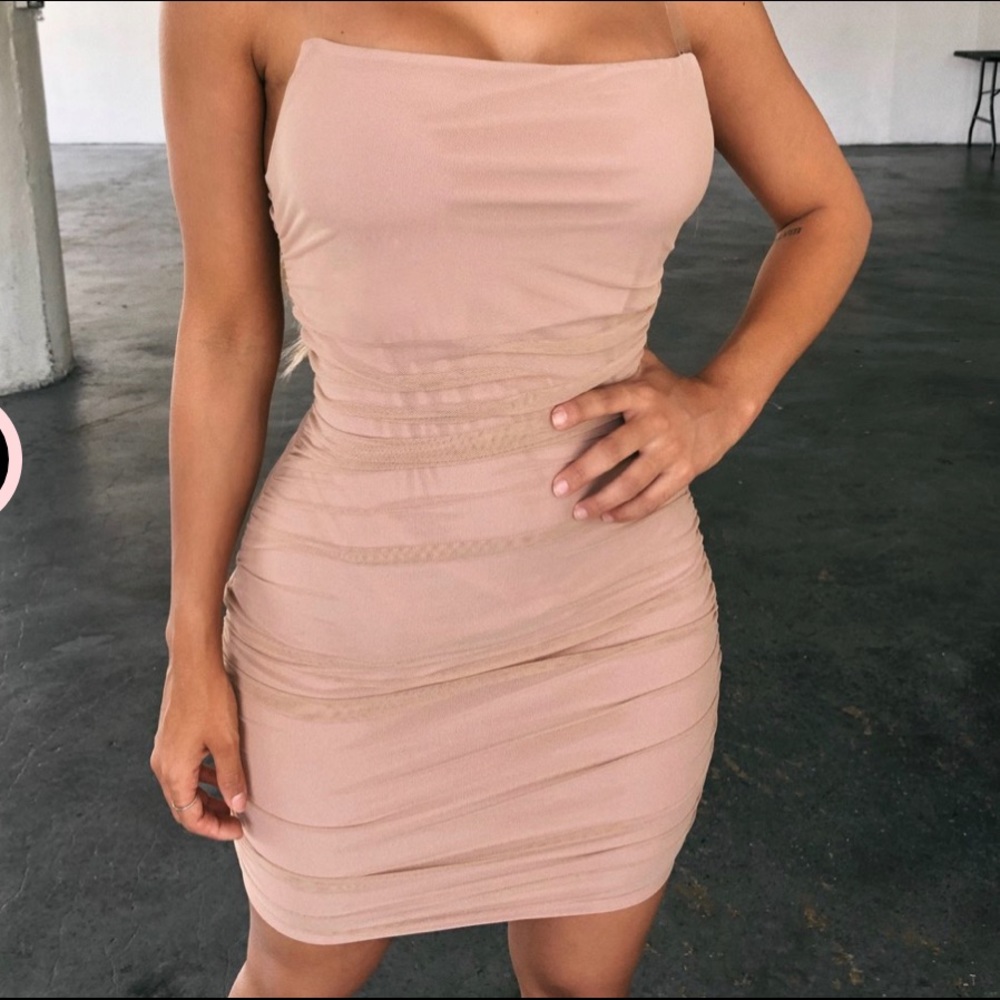 Nude dress